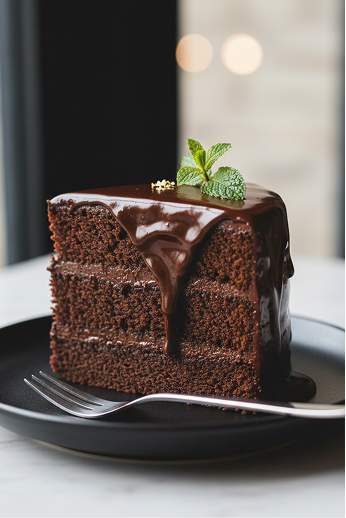 OFFSET Earl Grey Ganache Cake